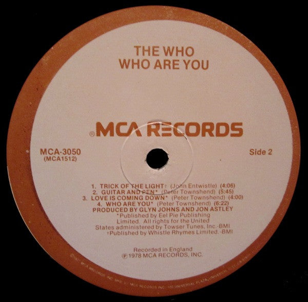 The Who : Who Are You (LP, Album, Glo)