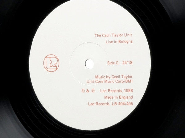 The Cecil Taylor Unit : Live In Bologna (2xLP, Gat)