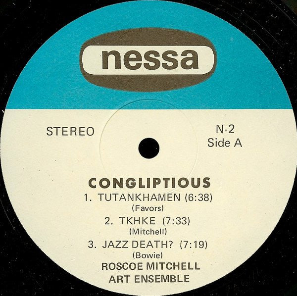 The Roscoe Mitchell Art Ensemble : Congliptious (LP, Album)