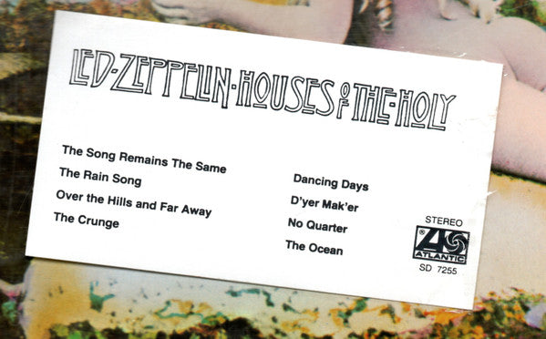 Led Zeppelin : Houses Of The Holy (LP, Album, RE, Gat)