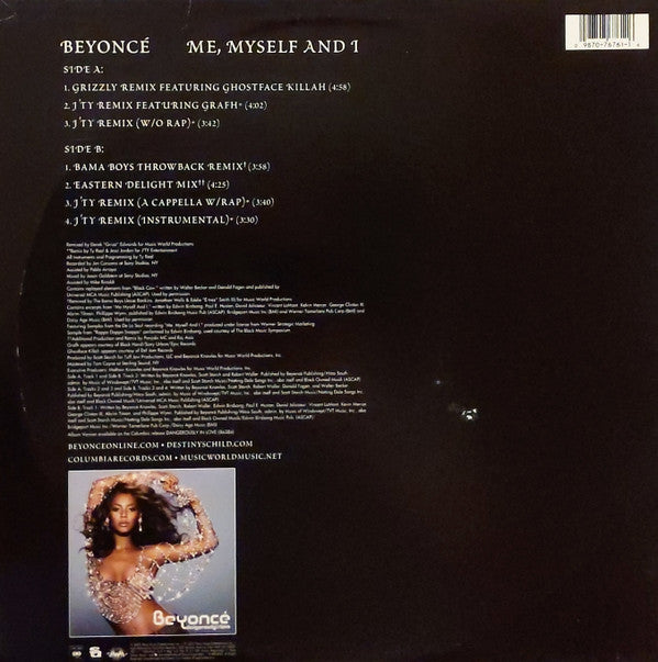 Beyoncé : Me, Myself And I (12")