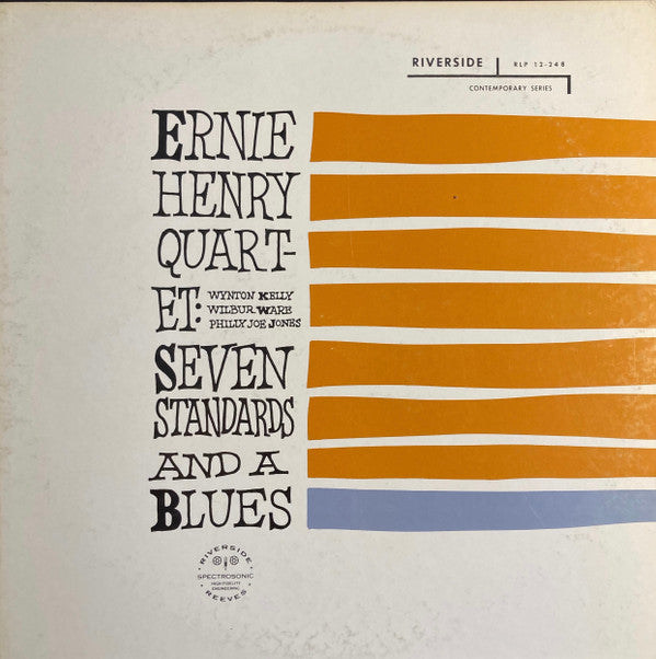 Ernie Henry Quartet : Seven Standards And A Blues (LP, Album, Mono, RE)