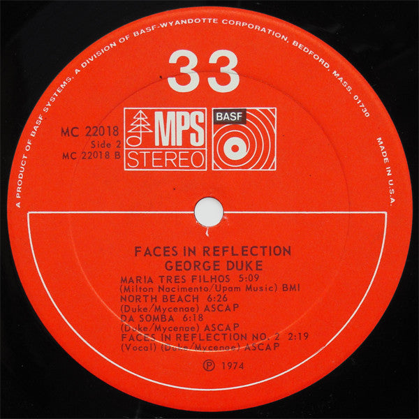 George Duke : Faces In Reflection (LP, Album)