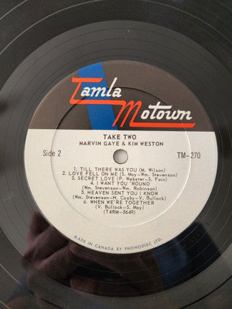 Marvin Gaye & Kim Weston : Take Two (LP, Album, Mono)
