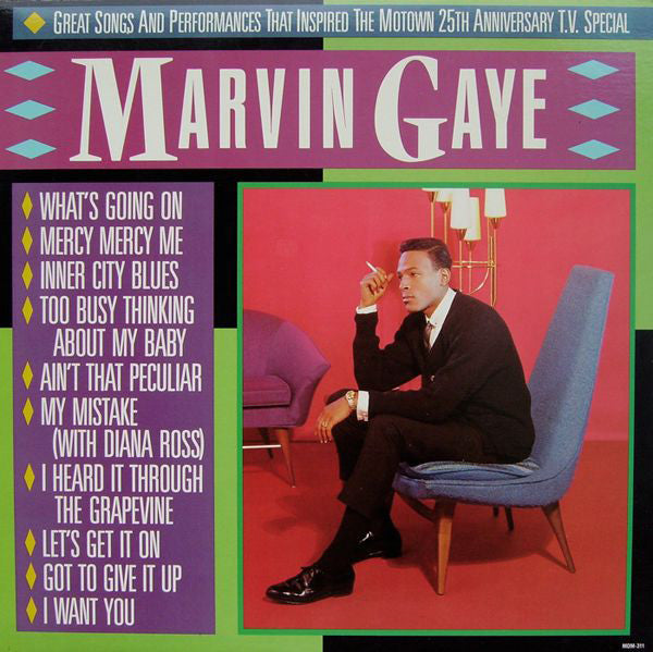 Marvin Gaye : Great Songs And Performances That Inspired The  Motown 25th Anniversary T.V. Special (LP, Comp)
