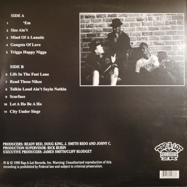 Geto Boys : The Geto Boys (LP, Album, RE)