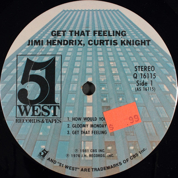Jimi Hendrix And Curtis Knight : Get That Feeling (LP, Album, RE)