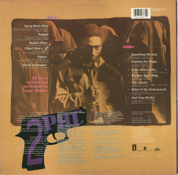 2Pac : 2Pacalypse Now (LP, Album)