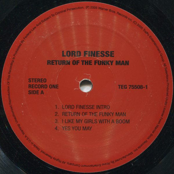 Lord Finesse : Return Of The Funky Man (2xLP, Album, RE)