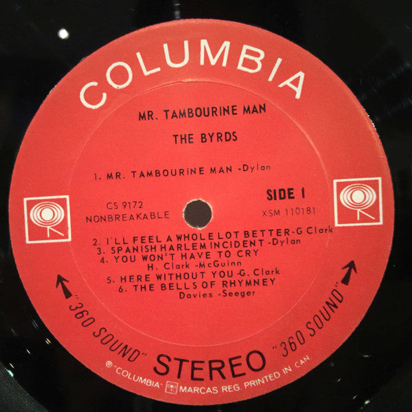 The Byrds : Mr. Tambourine Man (LP, Album)