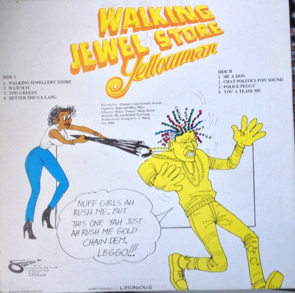Yellowman : Walking Jewellery Store (LP, Album, RE, RP)