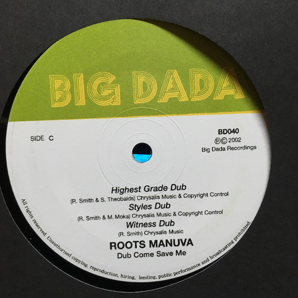 Roots Manuva : Dub Come Save Me (2x12", Album, RE, RP)
