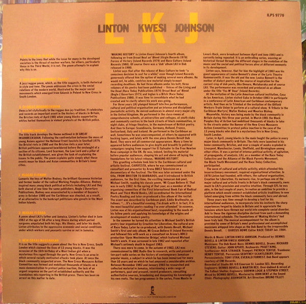 Linton Kwesi Johnson : Making History (LP, Album)