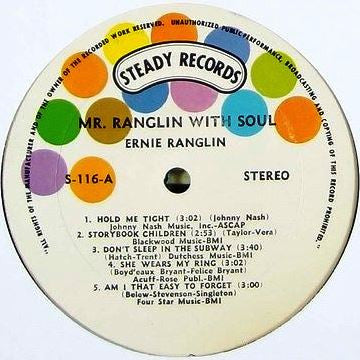 Ernest Ranglin : Ernie Ranglin With Soul (LP)