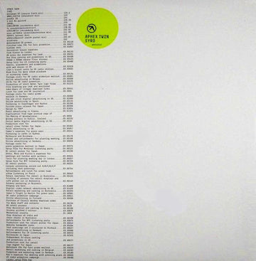 Aphex Twin : Syro (3x12", Album)