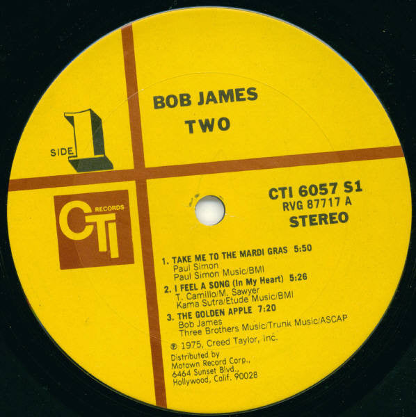 Bob James : Two (LP, Album, Ter)