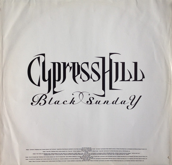 Cypress Hill : Black Sunday (2xLP, Album, Gat)