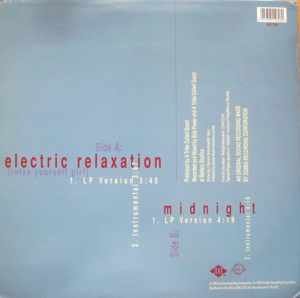 A Tribe Called Quest : Electric Relaxation (Relax Yourself Girl) (12")