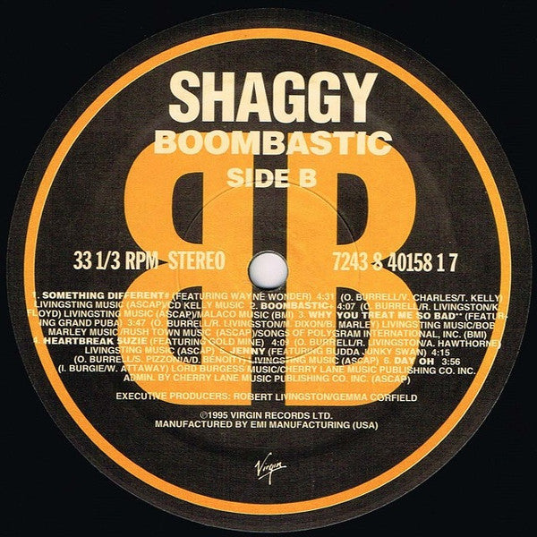 Shaggy : Boombastic (LP, Album)