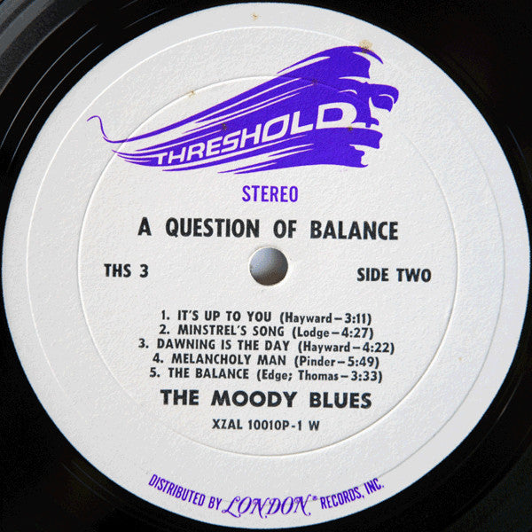 The Moody Blues : A Question Of Balance (LP, Album, W -)
