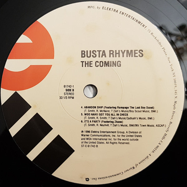 Busta Rhymes : The Coming (2xLP, Album)