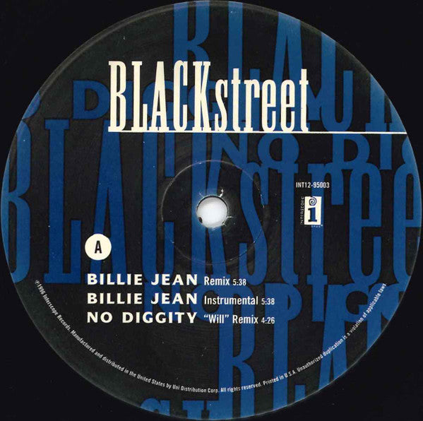 BLACKstreet Featuring Dr. Dre : No Diggity (12")