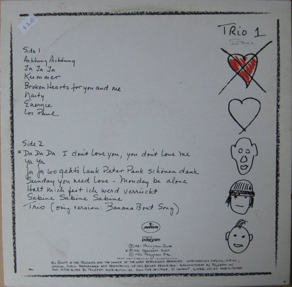 Trio : The Album / Da Da Da (LP, Album)
