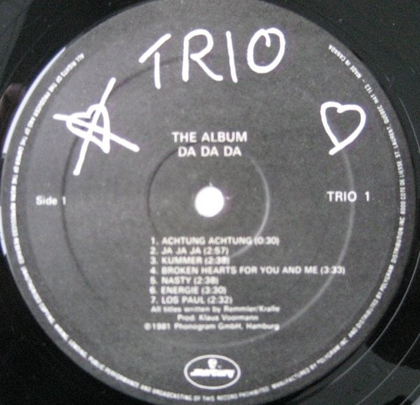 Trio : The Album / Da Da Da (LP, Album)