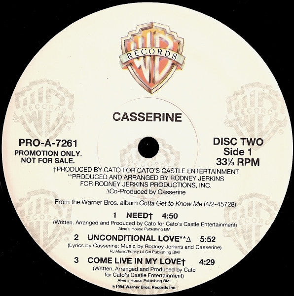 Casserine : Casserine (2xLP, Album, Promo)