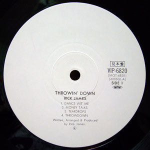 Rick James : Throwin' Down (LP, Album, Promo)