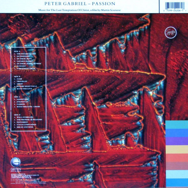Peter Gabriel : Passion (Music For The Last Temptation Of Christ) (2xLP, Album)