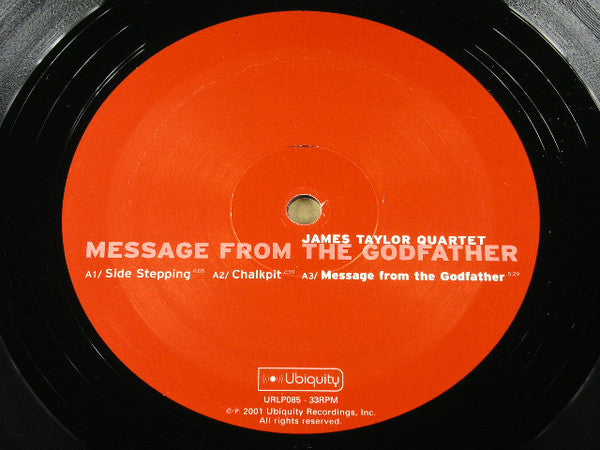 The James Taylor Quartet : Message From The Godfather (2xLP)