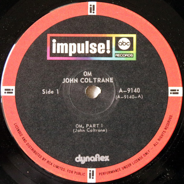 John Coltrane : Om (LP, Album, RE, Gat)