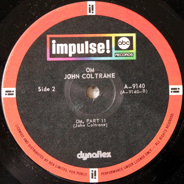 John Coltrane : Om (LP, Album, RE, Gat)