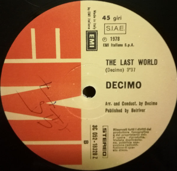 Umberto Decimo : Theme From Shaft (Disco Version) (12")