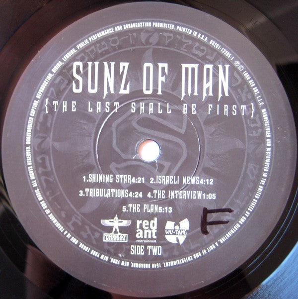 Sunz Of Man : The Last Shall Be First (2xLP, Album, RE, 2nd)