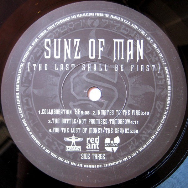Sunz Of Man : The Last Shall Be First (2xLP, Album, RE, 2nd)