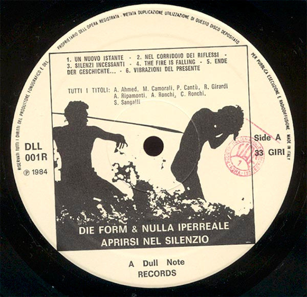 Tasaday, Die Form (2) & Nulla Iperreale : Aprirsi Nel Silenzio (LP, Album, Ltd)