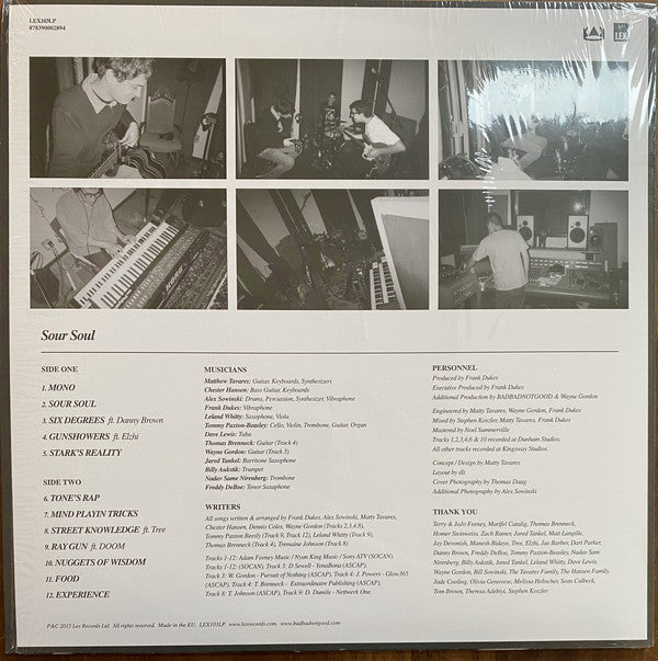 BadBadNotGood & Ghostface Killah : Sour Soul (LP, Album, 180 + CD, Album)