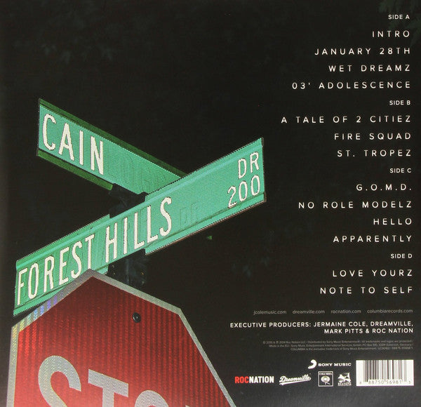 J. Cole : 2014 Forest Hills Drive (2xLP, Album, 180)