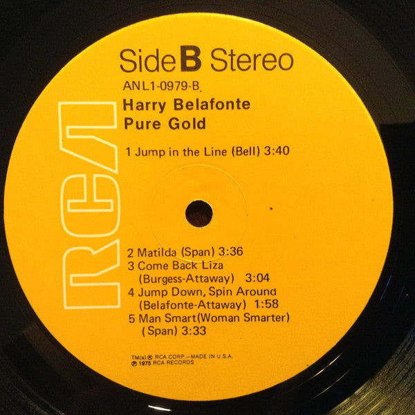 Harry Belafonte : Pure Gold (LP, Comp)