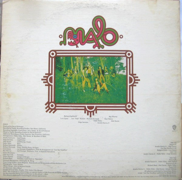 Malo (2) : Malo (LP, Album, Pit)
