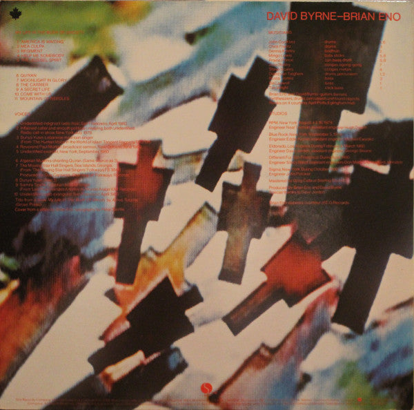 Brian Eno - David Byrne : My Life In The Bush Of Ghosts (LP, Album, Imp)