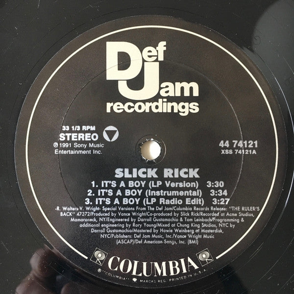 Slick Rick : It's A Boy (12")