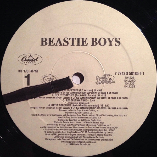 Beastie Boys : Get It Together (12", Single)