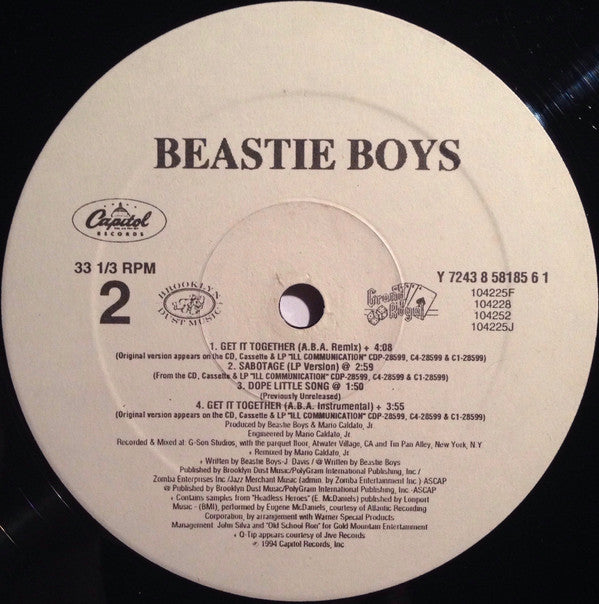 Beastie Boys : Get It Together (12", Single)