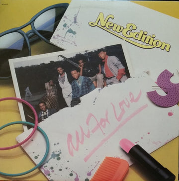 New Edition : All For Love (LP, Album)