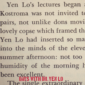 Dr. Yen Lo : Days With Dr. Yen Lo (LP, Album)