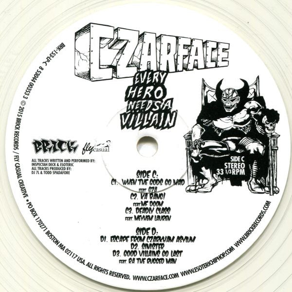 Czarface : Every Hero Needs A Villain (2xLP, Album, Ltd, Cle)