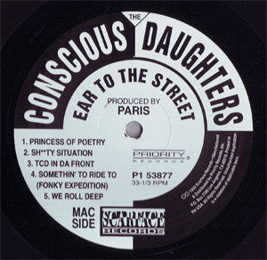 The Conscious Daughters : Ear To The Street (LP, Album)